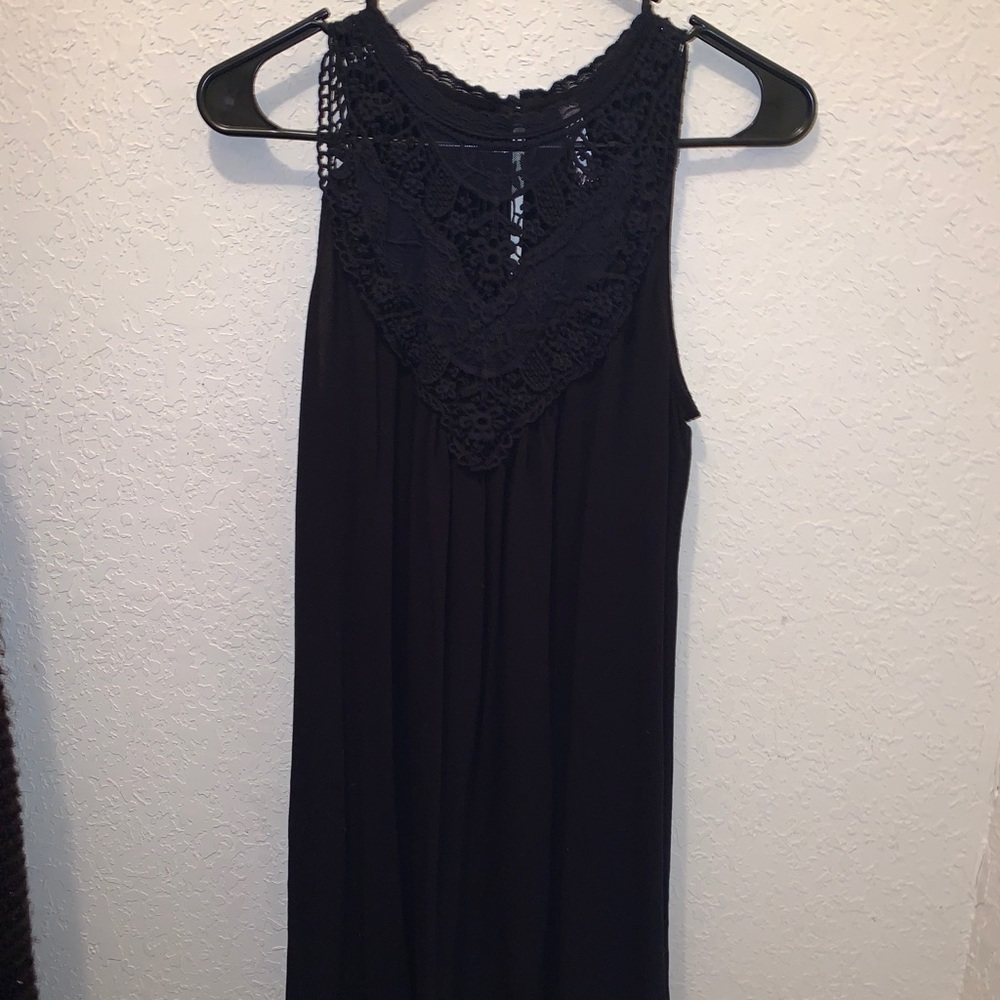 Lace Detailed Swing Dress